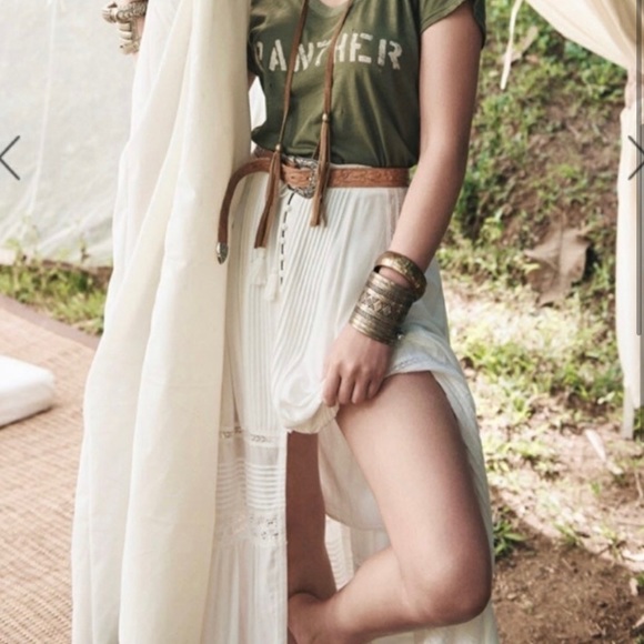 Spell & Gypsy Sienna Luxe Lace Maxi Skirt Size Medium - Picture 2 of 7